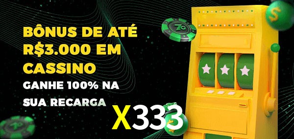 X333 melhor bônus de depósito